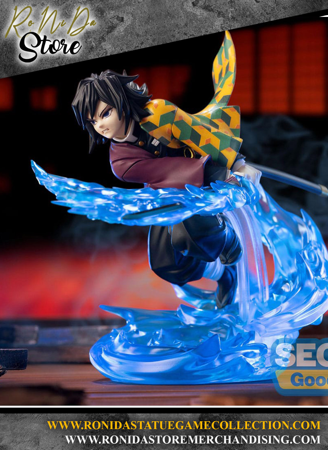 Demon Slayer: Giyu Tomioka Kimetsu no Yaiba Xross Link Anime PVC Statue 
