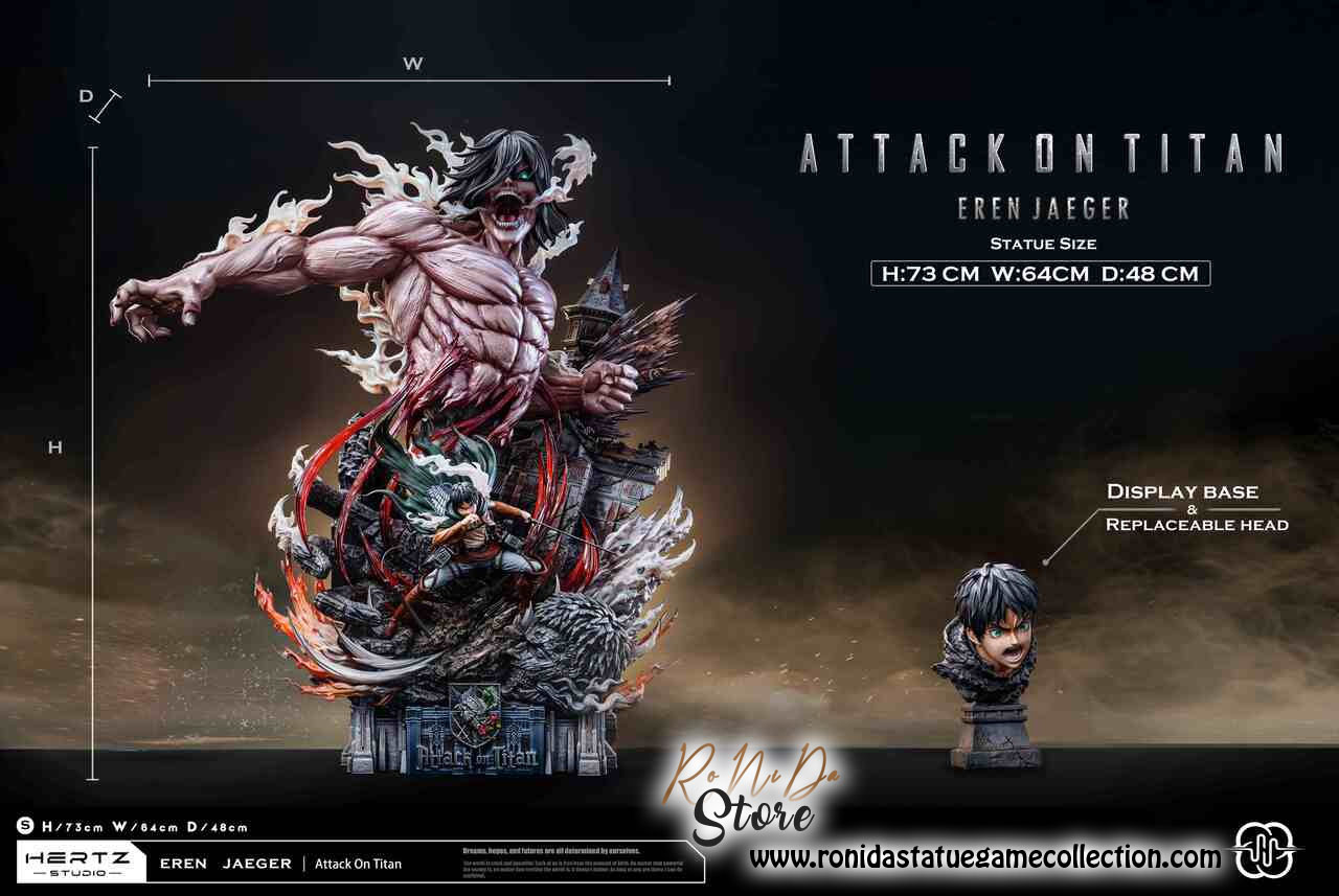 Hertz Studio Eren Yeager Attack on Titan - Resin Statue