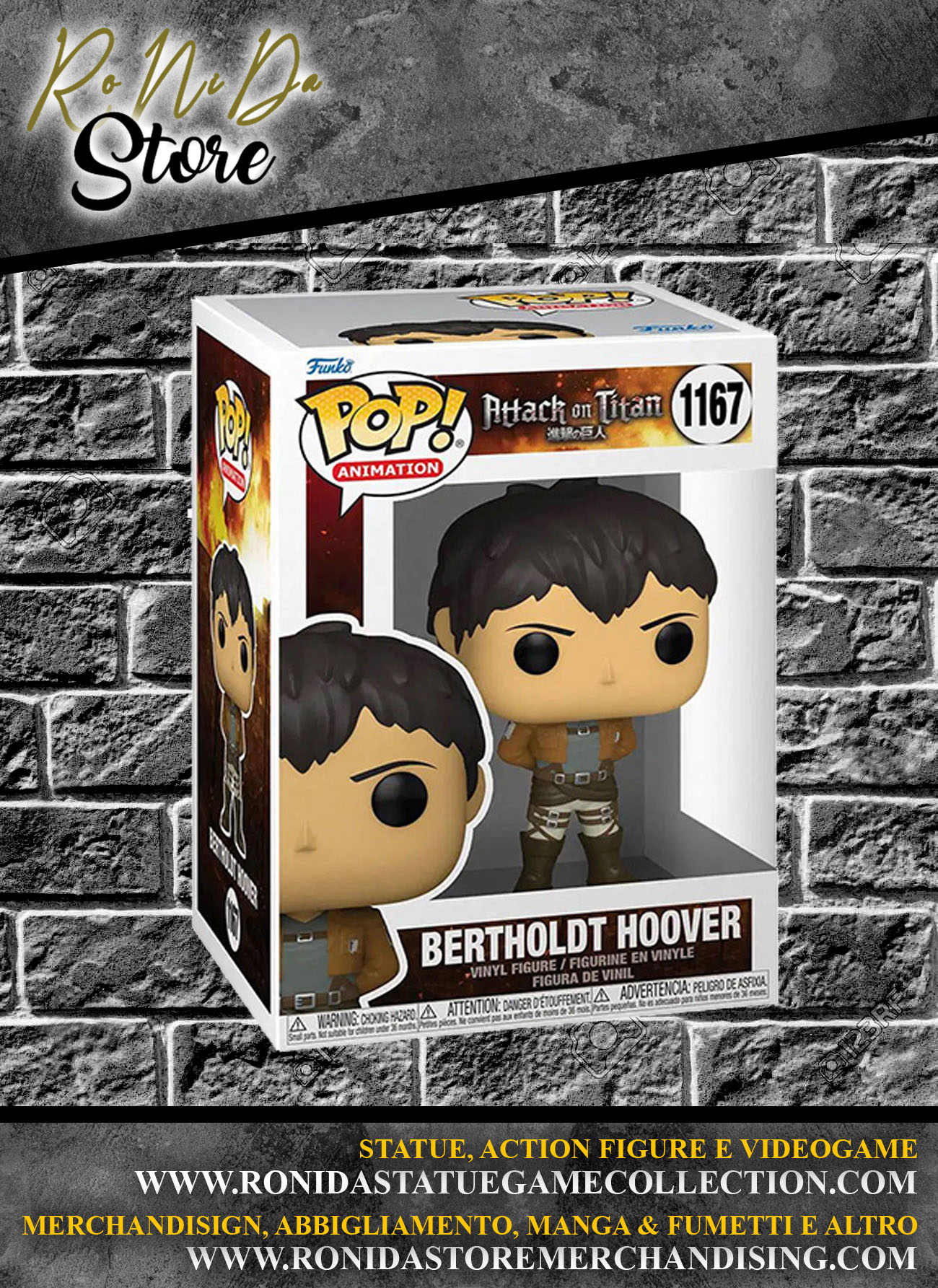 Attack on Titan: Bertholdt Hoover Funko POP! 1167
