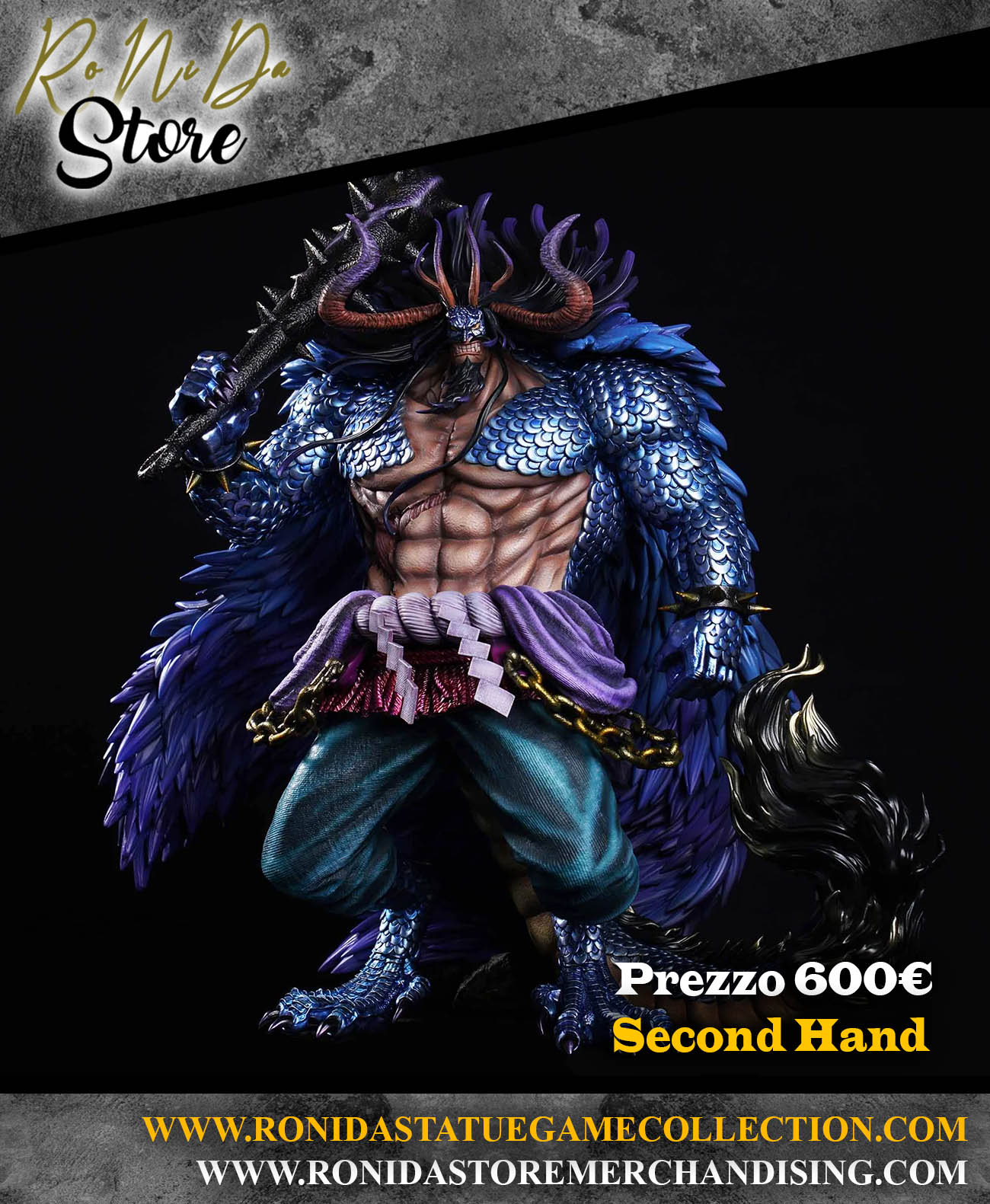 JacksDo Studio - Kaido Hybrid One Piece - Resin Statue