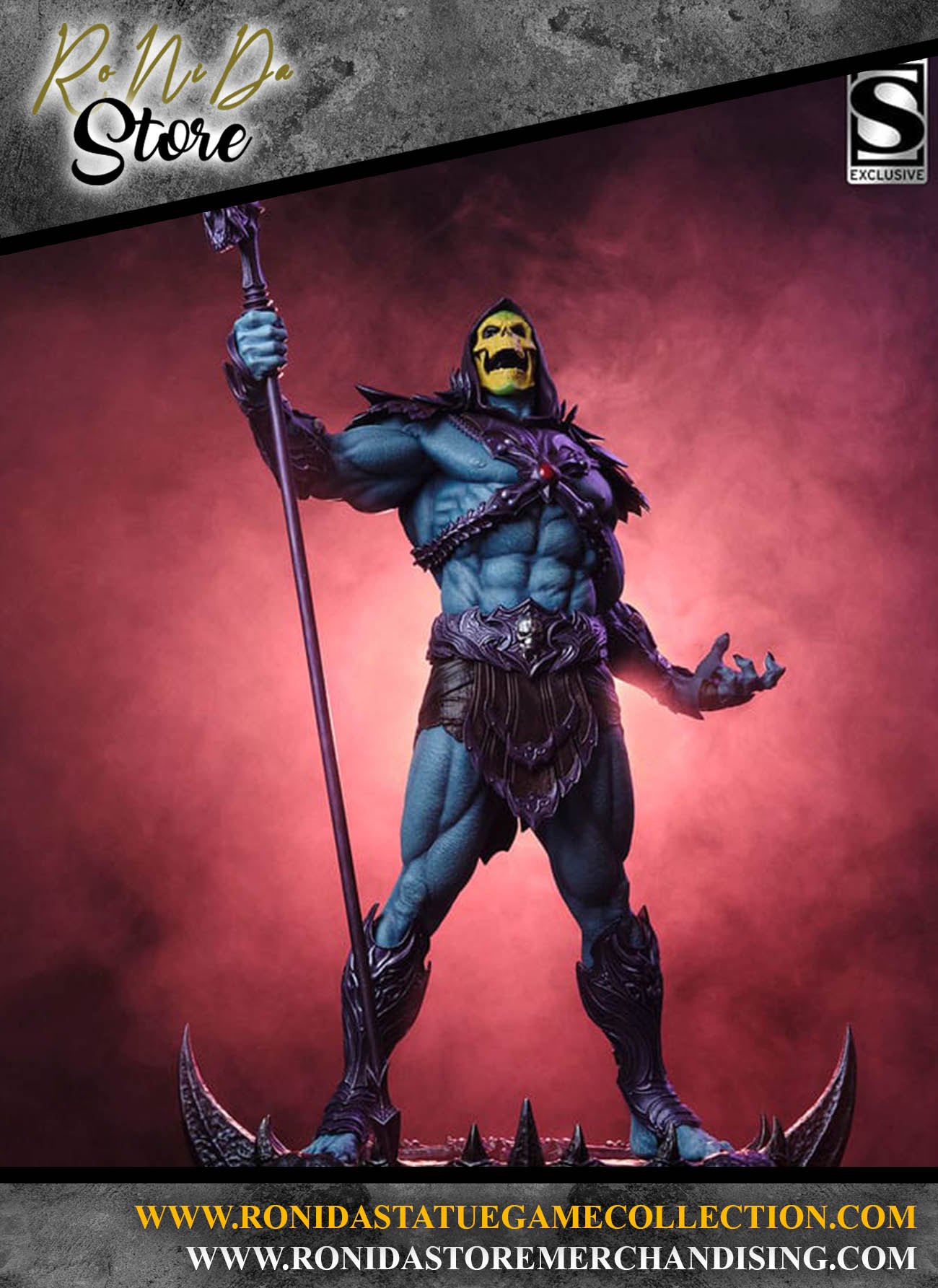 Sideshow Skeletor Masters of the Universe Legends Maquette 1/5 (Classic Edition) Exclusive