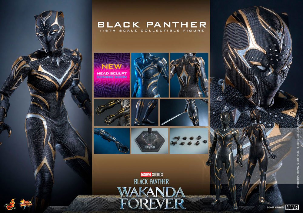 Hot Toys Black Panther: Wakanda Forever Movie Masterpiece Action Figure 1/6 Black Panther 