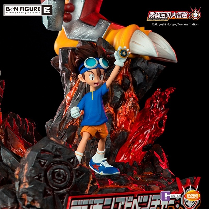 Infinity Studio - Digimon - Yagami Taichi &War Greymon Statue