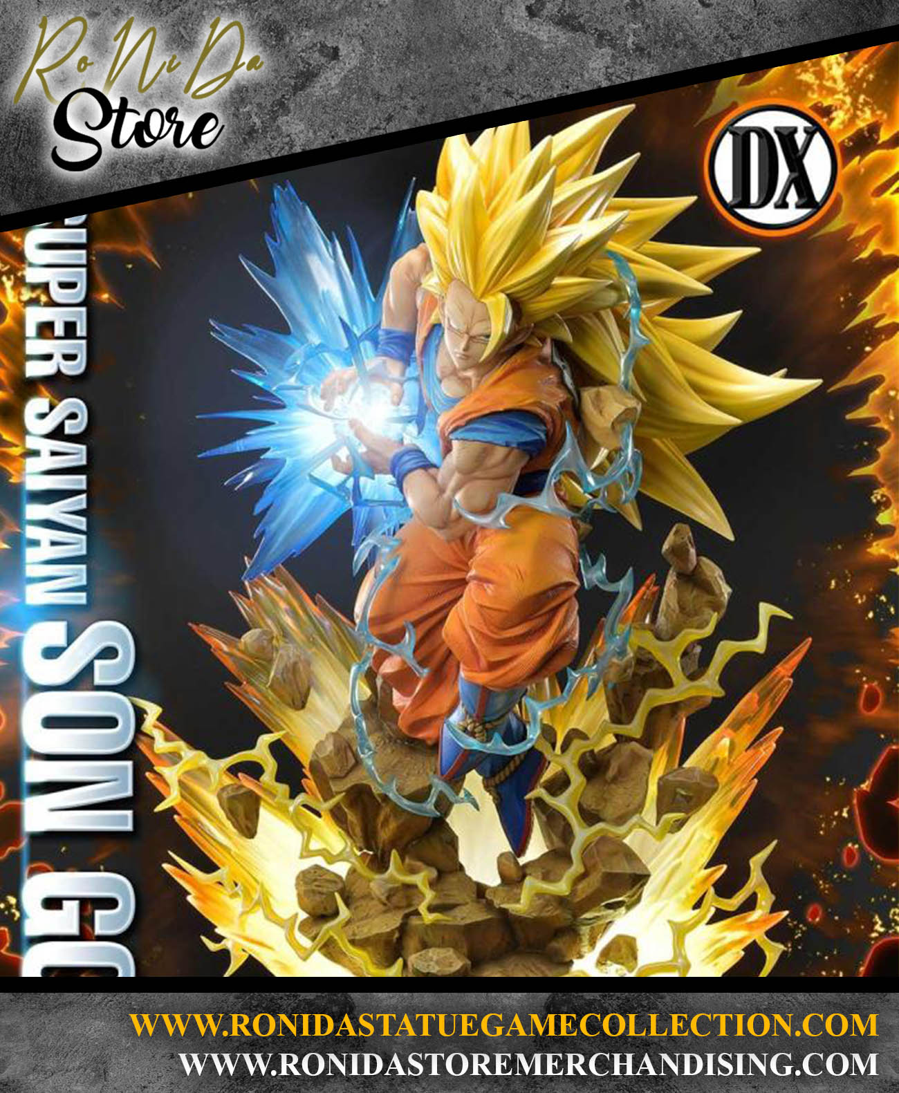 Prime 1 Studio - Super Saiyan Son Goku Dragon Ball - Deluxe Bonus Version 1/4 Statue