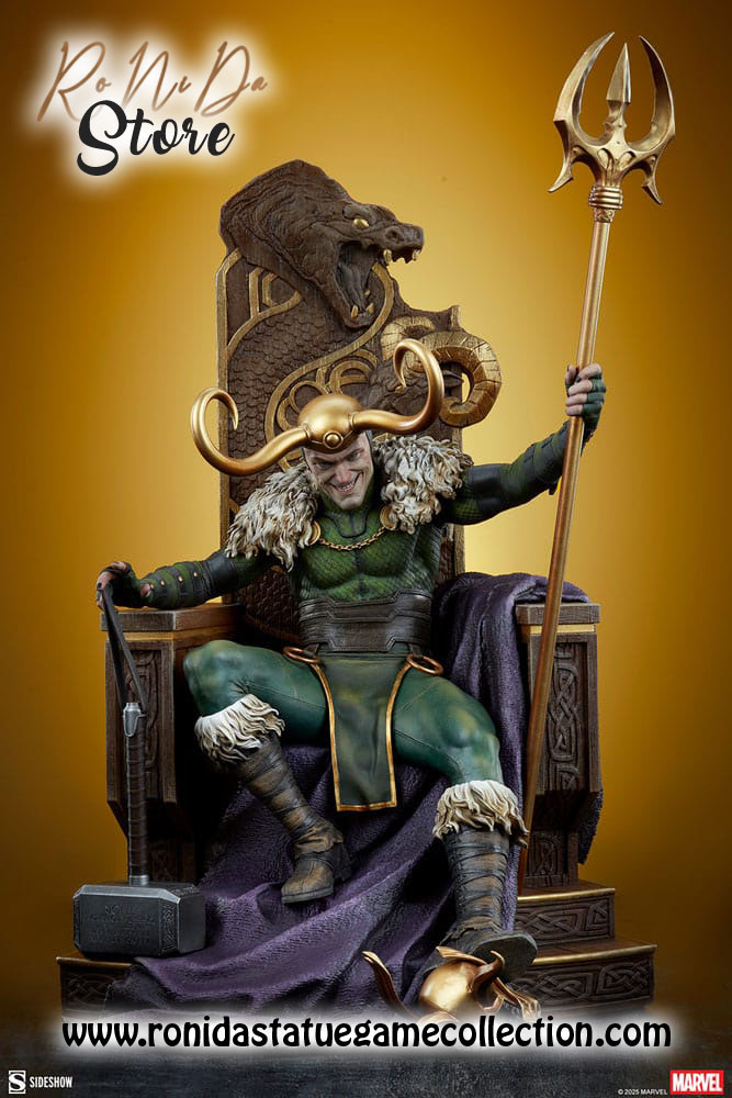 Sideshow Collectibles Loki Marvel Premium Format Resin Statue HQS