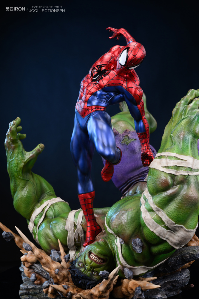 IRON Studio Spider Man vs Hulk Marvel Dc Comics 1/4 Resin Statue