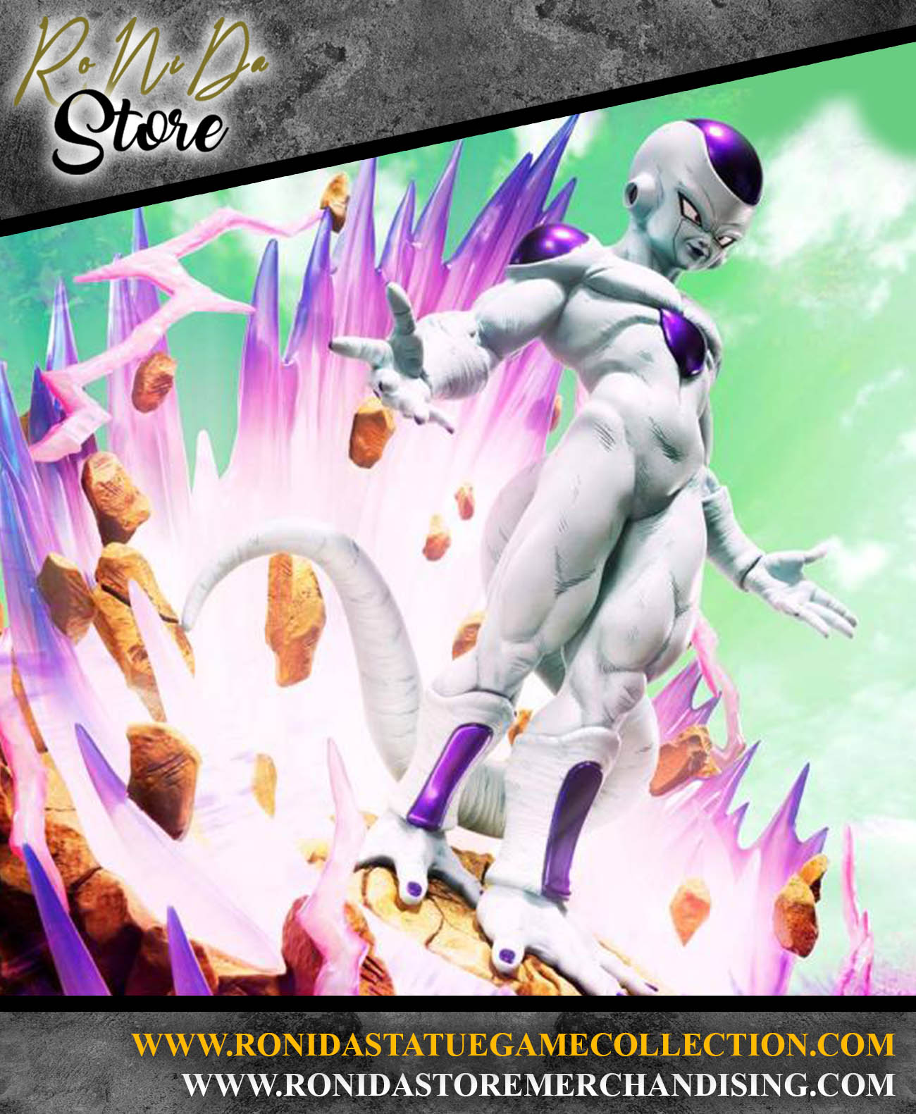 Prime 1 Studio - Frieza "4th Form" and Golden Frieza Dragon Ball Super - 1/4 Statue