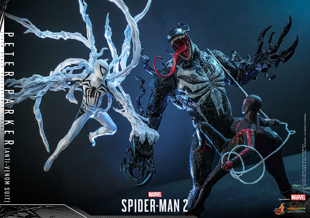 Hot Toys Peter Parker (Anti-Venom Suit)  Spider-Man 2 Video Game Masterpiece Action Figure 1/6 