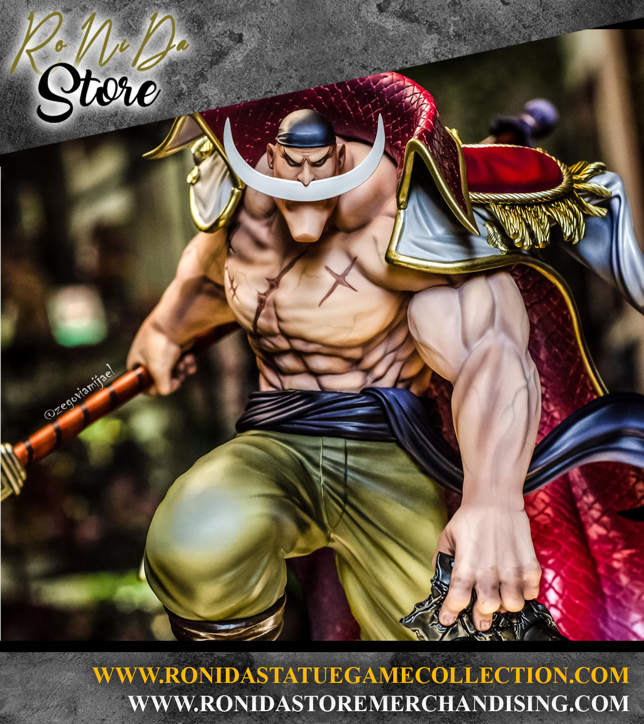 Megahouse One Piece P.O.P NEO-Maximum WhiteBeard Edward Newgate Limited Reprint