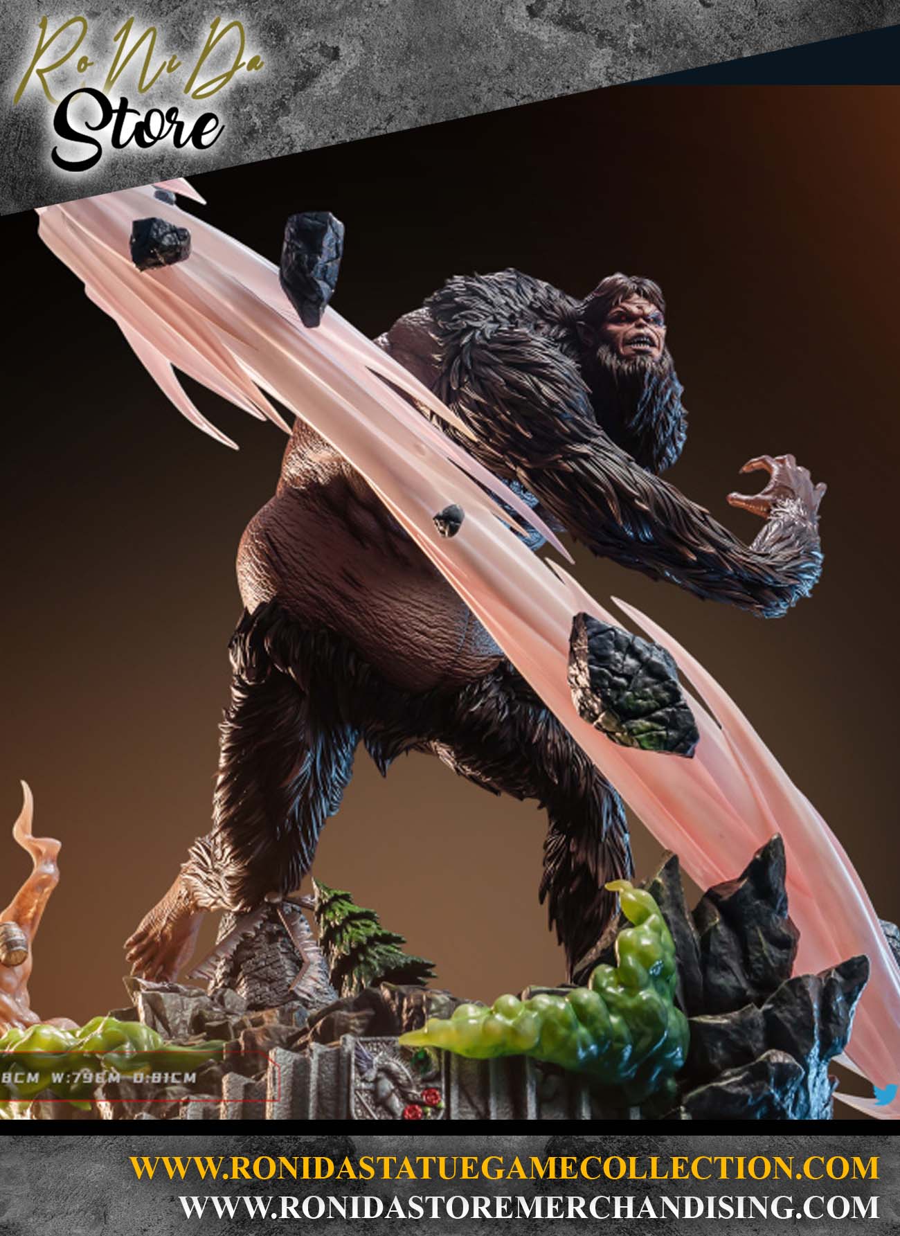 FANTASY Statue  Beast Titan Attack on Titan - Resin Statue