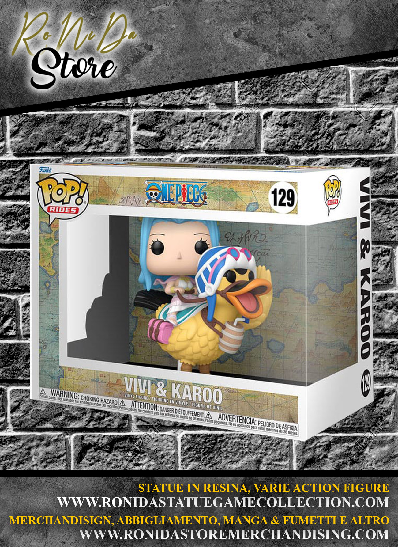 One Piece Funko POP!  Vivi & Karoo Rides Vinyl Figure