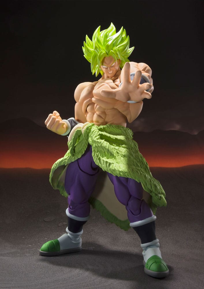 Bandai Dragonball Super Broly S.H. Figuarts Super Saiyan Broly Fullpower Action Figure 