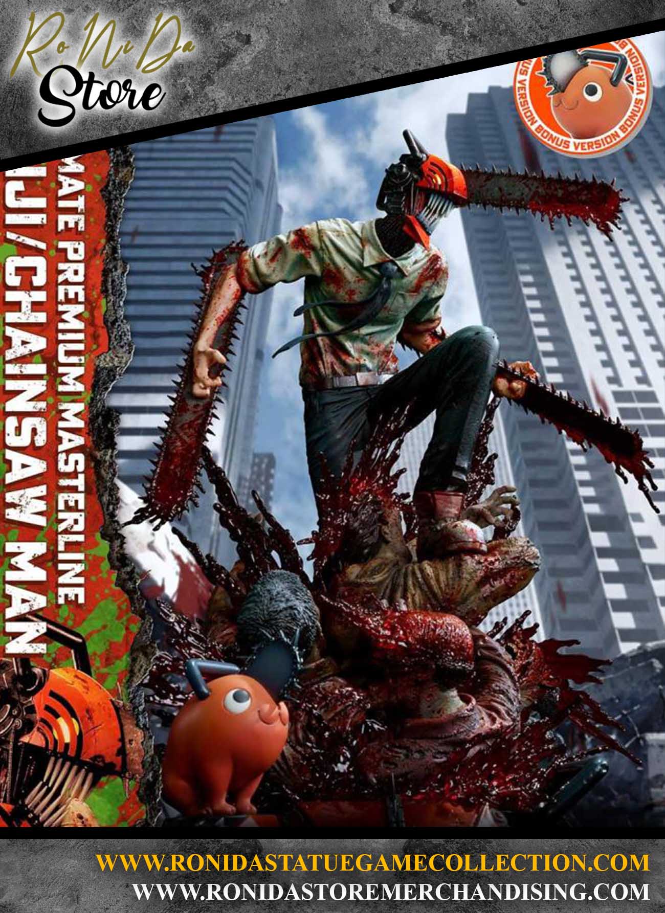 Prime 1 Studio - Chainsaw Man Denji Ultimate Premium Masterpiece 1/4 Deluxe Bonus Version