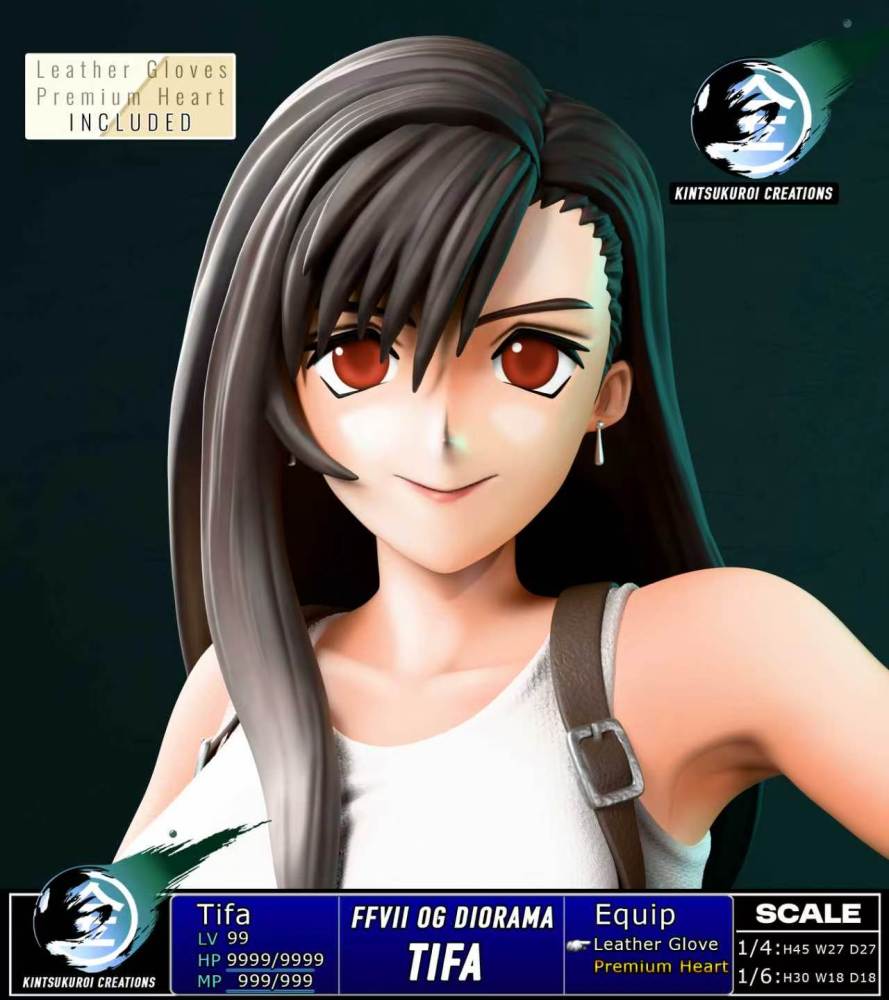 Kintsukuroi Creations - Tifa  Final Fantasy VII - OG Statue