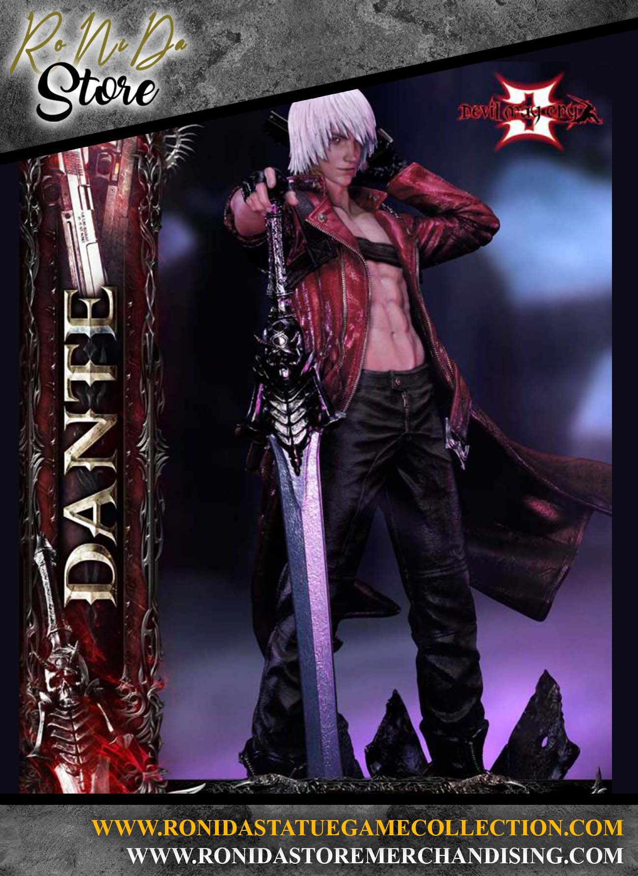 Prime 1 Studio Devil May Cry 3 Dante 1/4 Deluxe Bonus Version