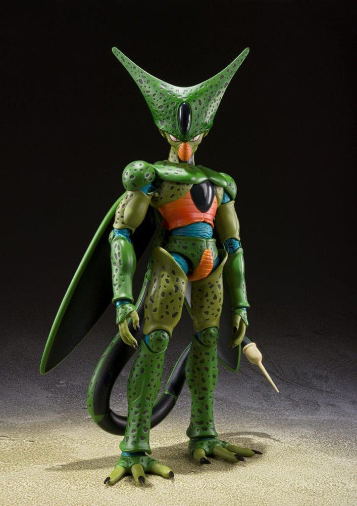 Bandai Dragonball Z S.H. Figuarts Cell First Form Reissue Action Figure  17 cm