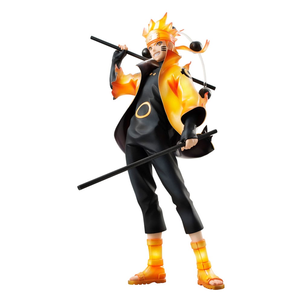 Megahouse Naruto Uzumaki Naruto Shippuden G.E.M. Series PVC Statue 15th Anniversary Ver. 22 cm