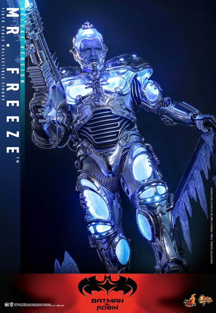 Hot Toys Mr. Freeze  Batman & Robin Movie Masterpiece Action Figure 1/6 Deluxe Version