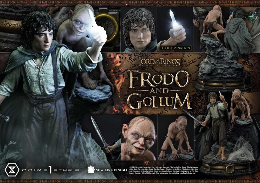 Prime 1 Studio Frodo & Gollum The Lord of the Rings - Bonus Version statue