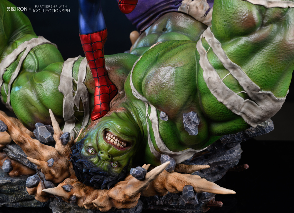 IRON Studio Spider Man vs Hulk Marvel Dc Comics 1/4 Resin Statue