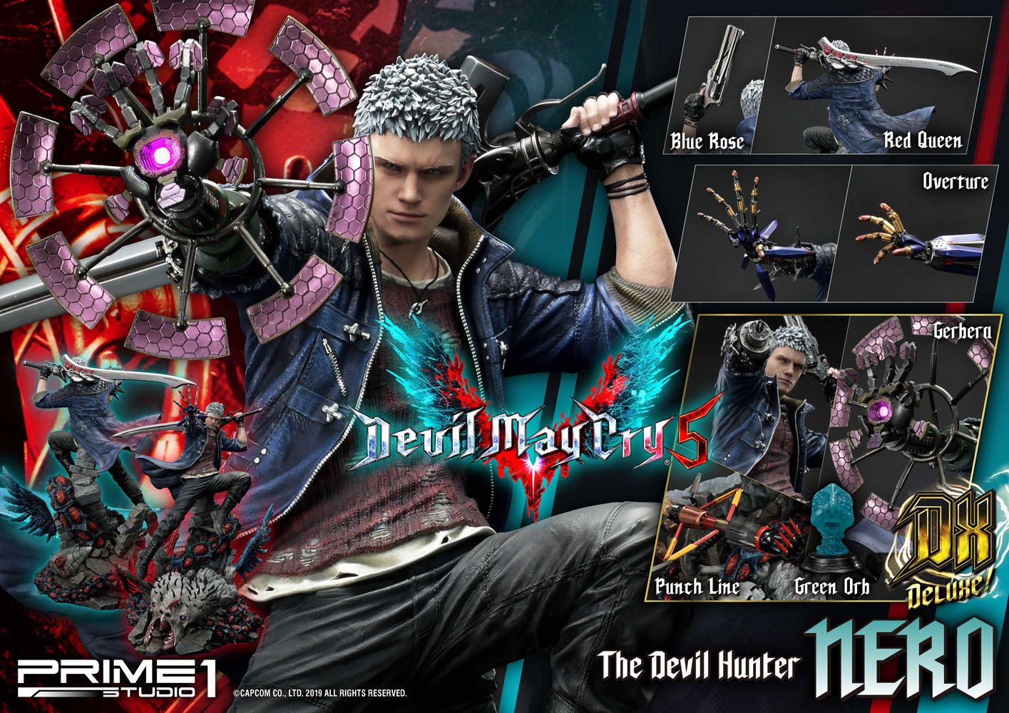 Prime 1 Studio Devil May Cry 5 Statue Nero Deluxe Ver.