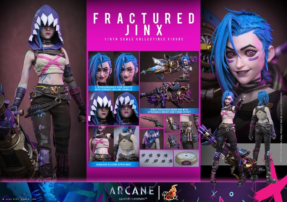 Hot Toys - Fractured Jinx Arcane Action Figure 1/6 