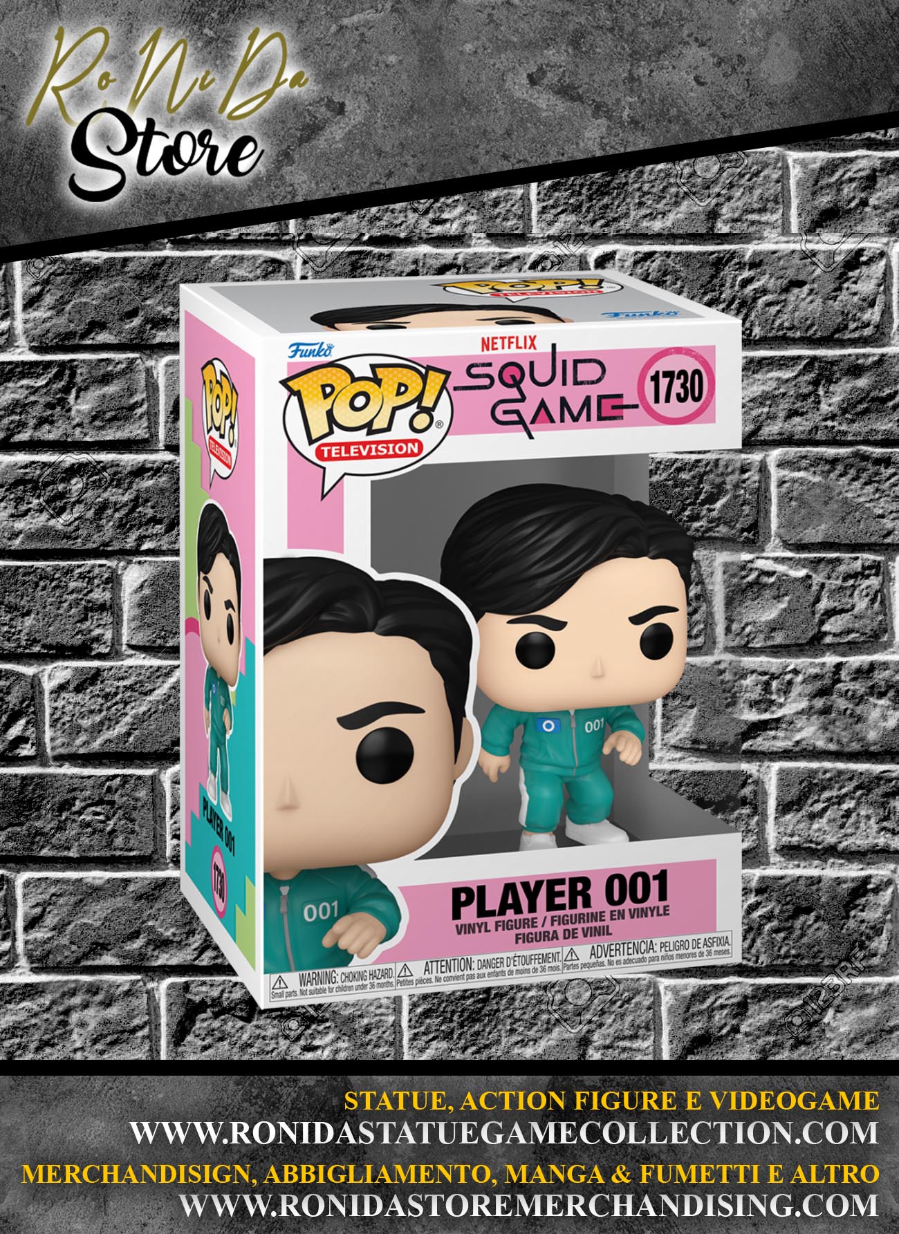 SQUID GAME S3 - POP FUNKO PLAYER 001 VINYL FIGURE 1730 