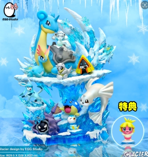 EGG Studio Pokemon Glacier Lapras Resin Statue