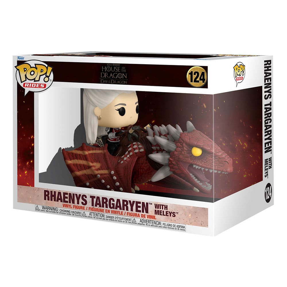 House of the Dragon Funko POP! Rhaenys Targaryen with Meleys Rides Deluxe Vinyl 
