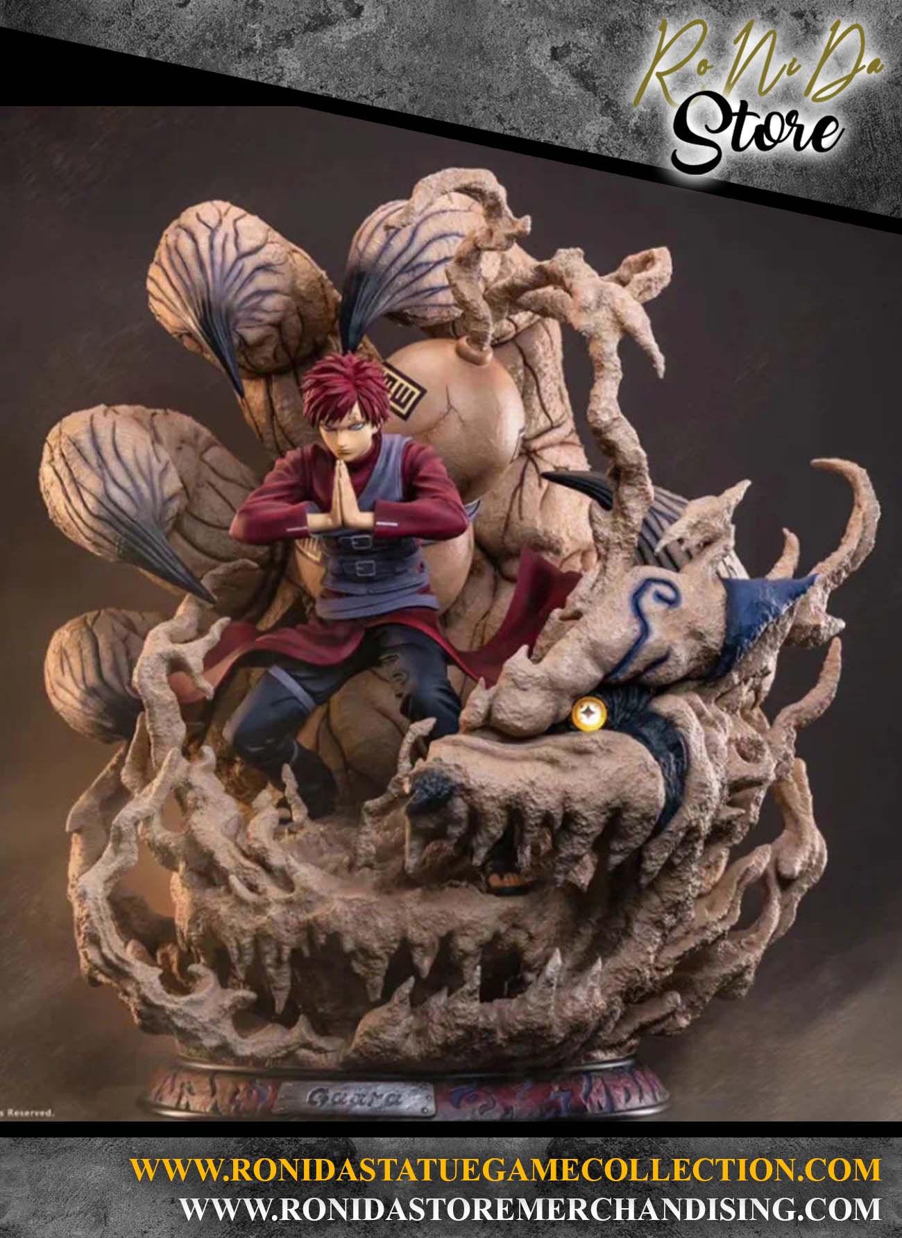 TriEagles Studio Gaara Naruto - Resin Statue - (Licensed)