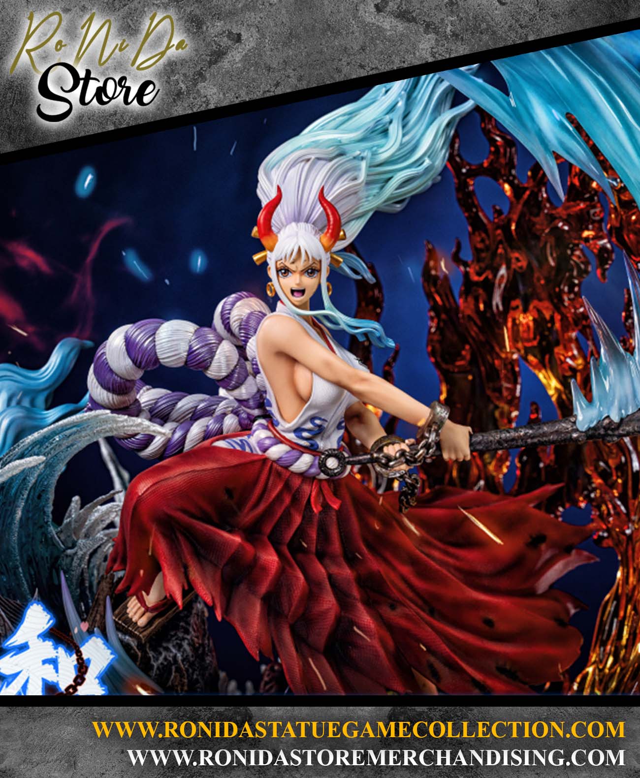 One Piece Toei Animation & Light Year Studio Yamato Licensed Resin Statue
