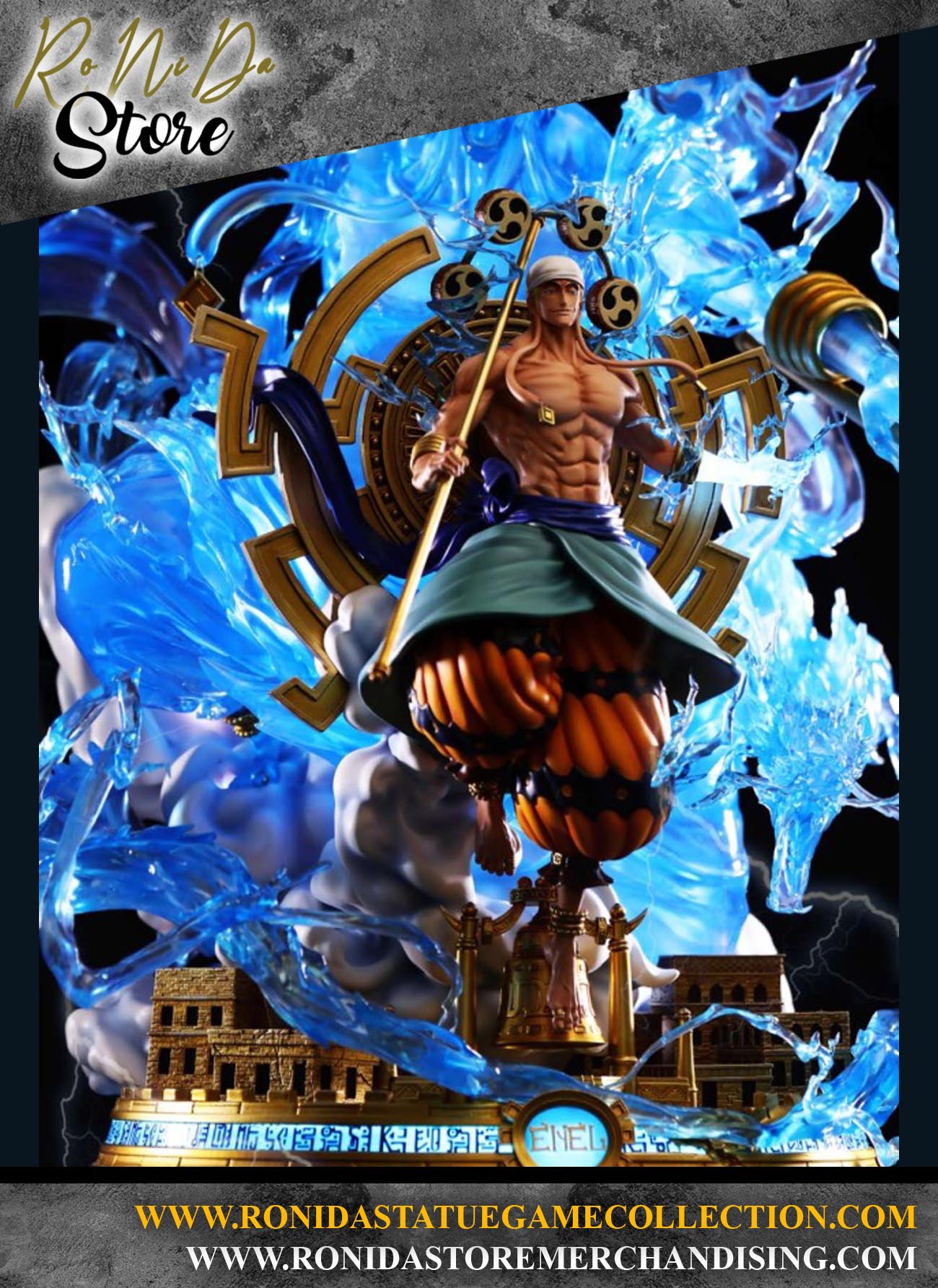  JIMEI PALACE Enel One Piece - Resin Statue Licensed