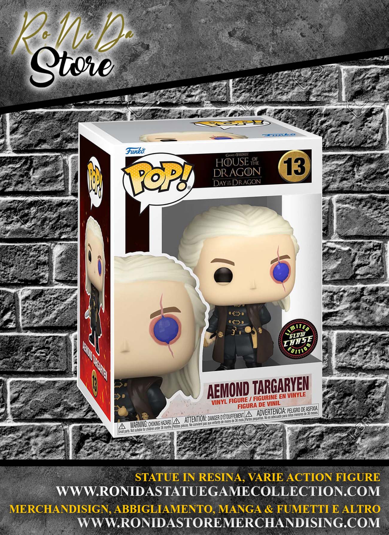 House of the Dragon Aemond Targaryen Funko POP! TV Vinyl Figures
