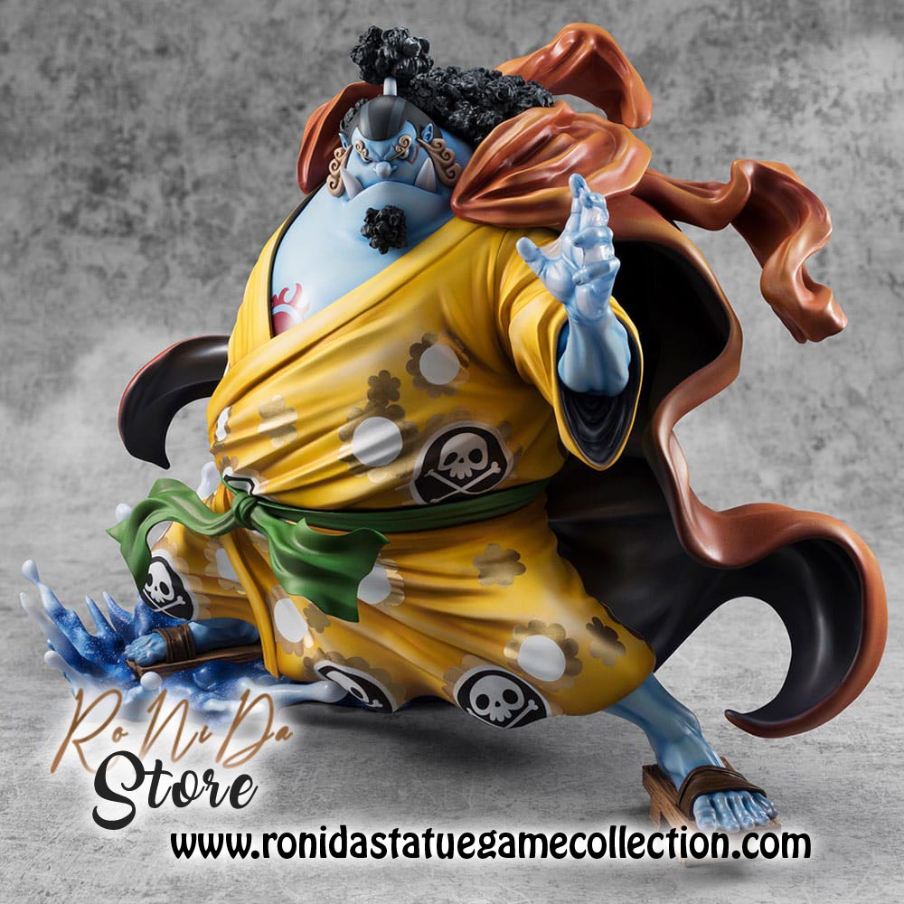 Megahouse One Piece Knight of the Sea Jinbe P.O.P. SA-MAXIMUM PVC Statue  Limited Reprint