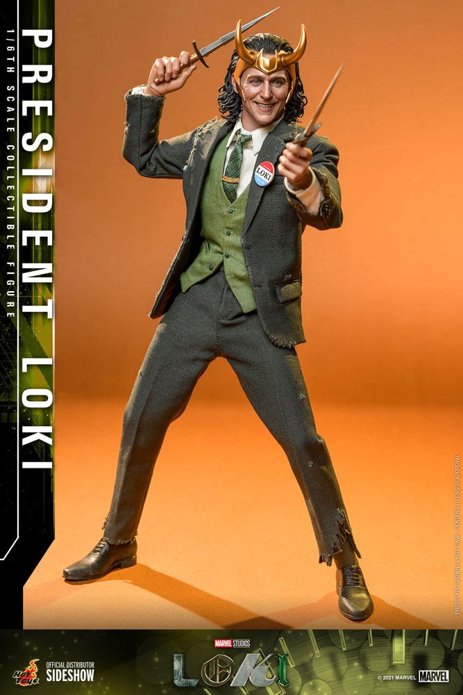 Hot Toys Loki Action Figure 1/6 President Loki Marvel 
