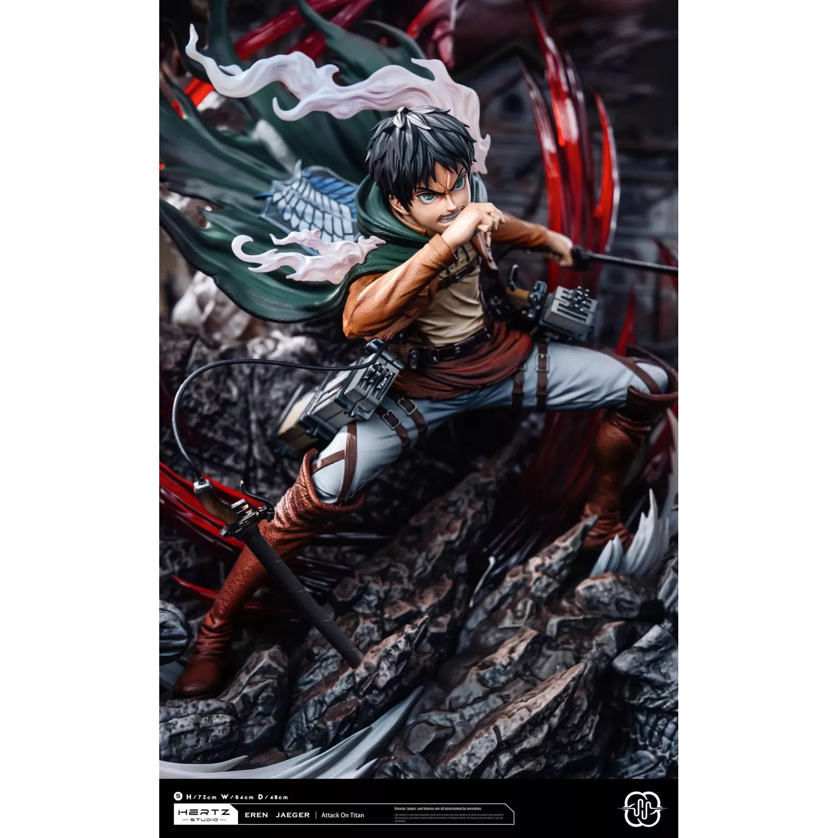 Hertz Studio Eren Yeager Attack on Titan - Resin Statue