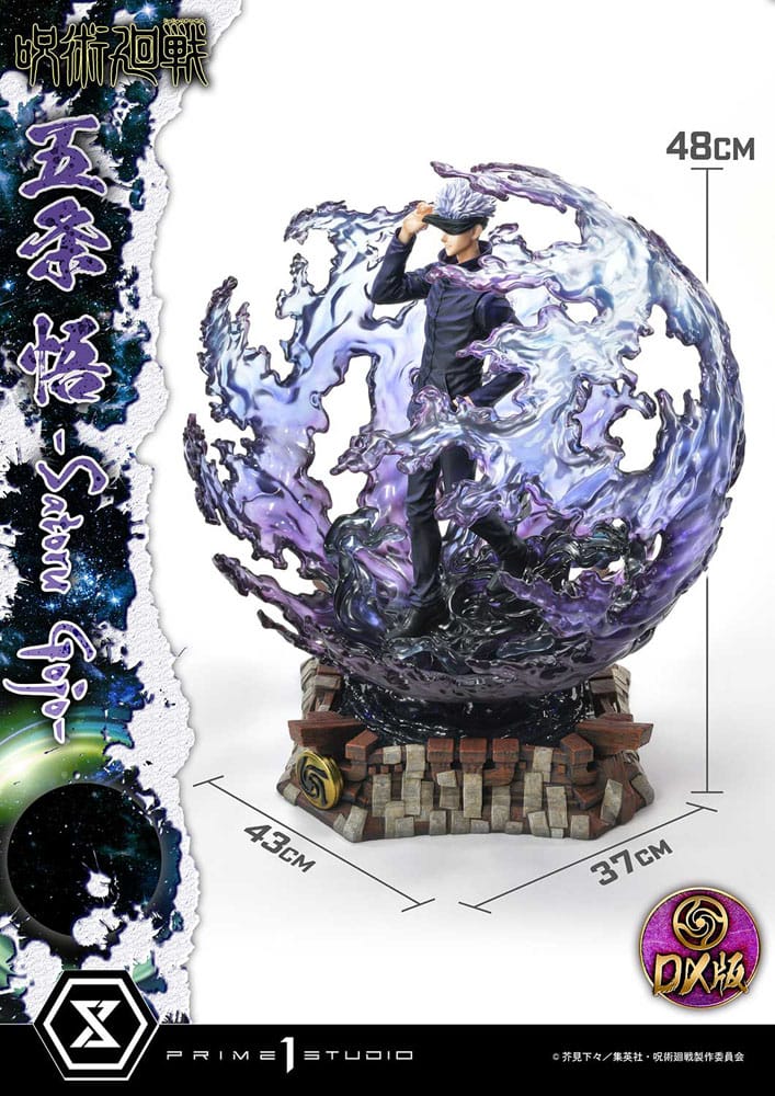 Prime 1 Studio Jujutsu Kaisen Satoru Gojo Concept Masterline Series Statue Deluxe Bonus Version