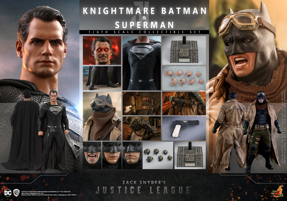 Hot Toys Knightmare Batman and Superman Zack Snyder's Justice League TMS038 Action Figure