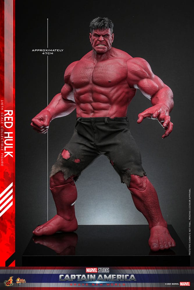 Hot Toys Red Hulk Captain America: Brave New World Movie Masterpiece Action Figure 1/6