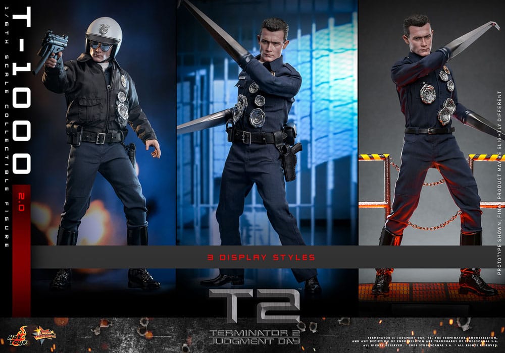 Hot Toys Terminator 2 T-1000 (2.0) Movie Masterpiece Action Figure 1/6 