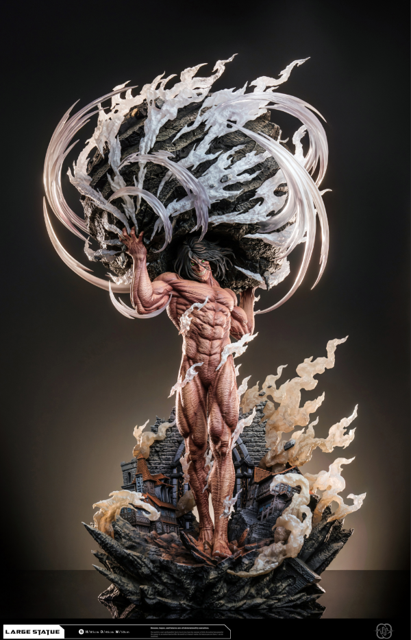 Hertz Studio Eren Yeager block up - Attack on Titan Resin Statue
