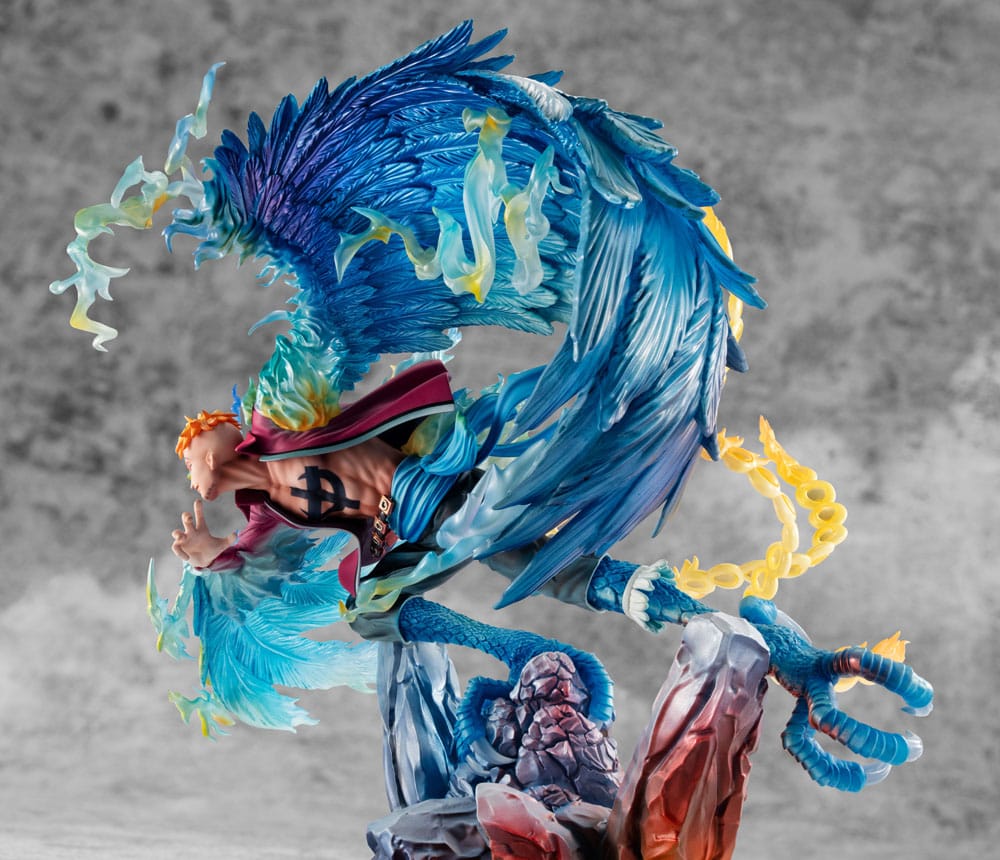 Megahouse Marco the Phoenix Leader One Piece P.O.P MAS Maximum PVC Statue 