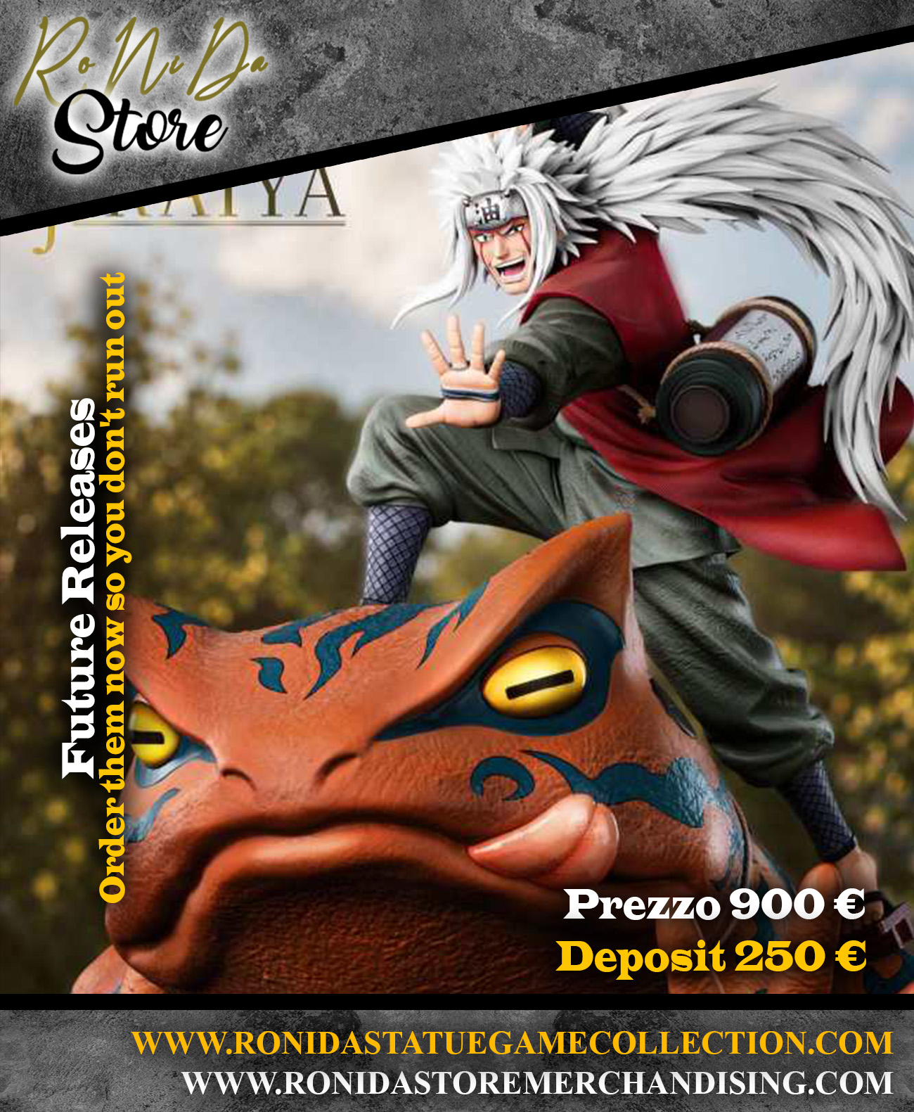 Pick Star Studio - Jiraiya Naruto - 1/6 Resin Statue 