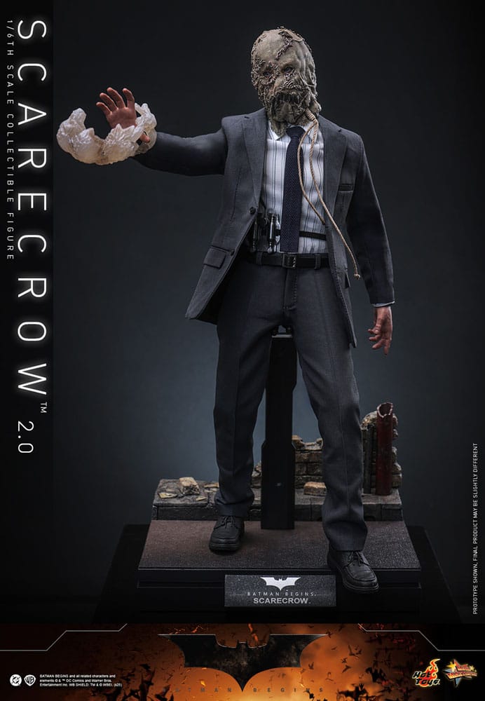 Hot Toys Scarecrow 2.0 Batman Begins Movie Masterpiece Action Figure 1/6 
