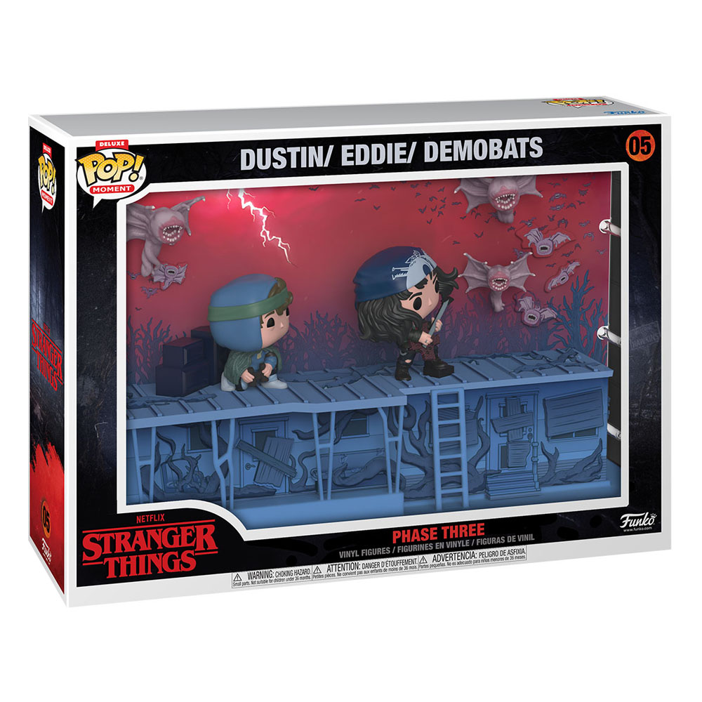 Stranger Things Funko POP Moments Deluxe Vinyl Figures 2-Pack Phase Three