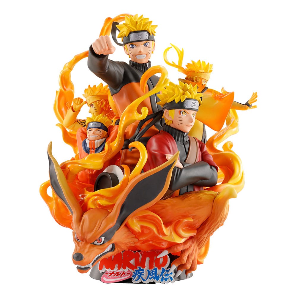 Megahouse Naruto Shippuden Petitrama DX PVC Mini Statue Naruto 01 15 cm