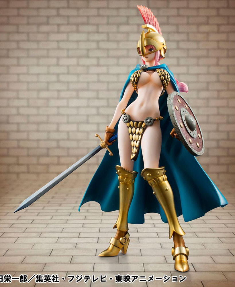 Megahouse One Piece P.O.P Gladiator Rebecca Sailing Again Limited Reprint PVC Statue 