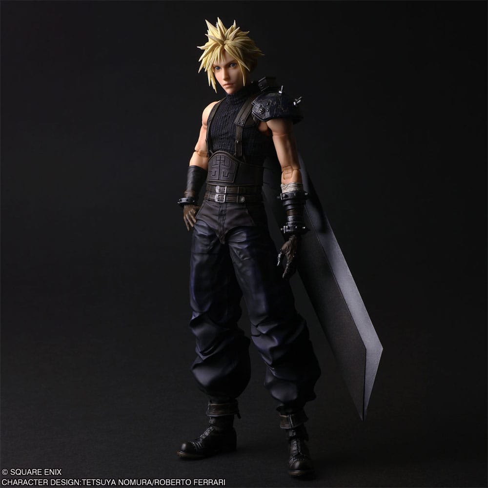 Square Enix Cloud Strife Final Fantasy VII Rebirth Play Arts Shin Action Figure 