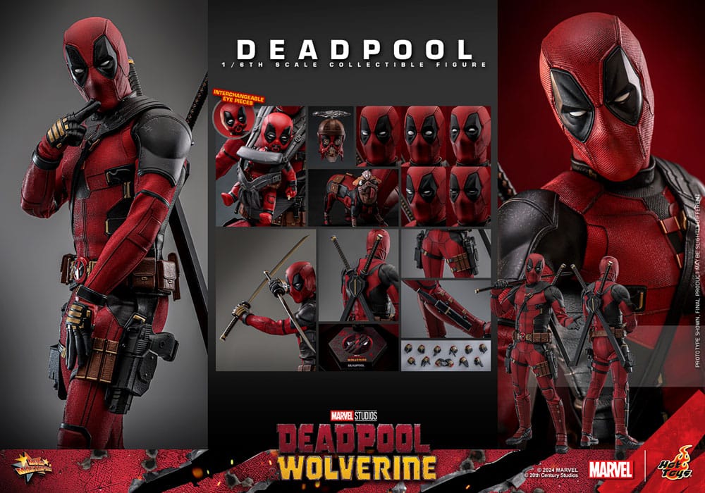 Hot Toys Deadpool & Wolverine Movie Masterpiece Action Figure 1/6 Deadpool 