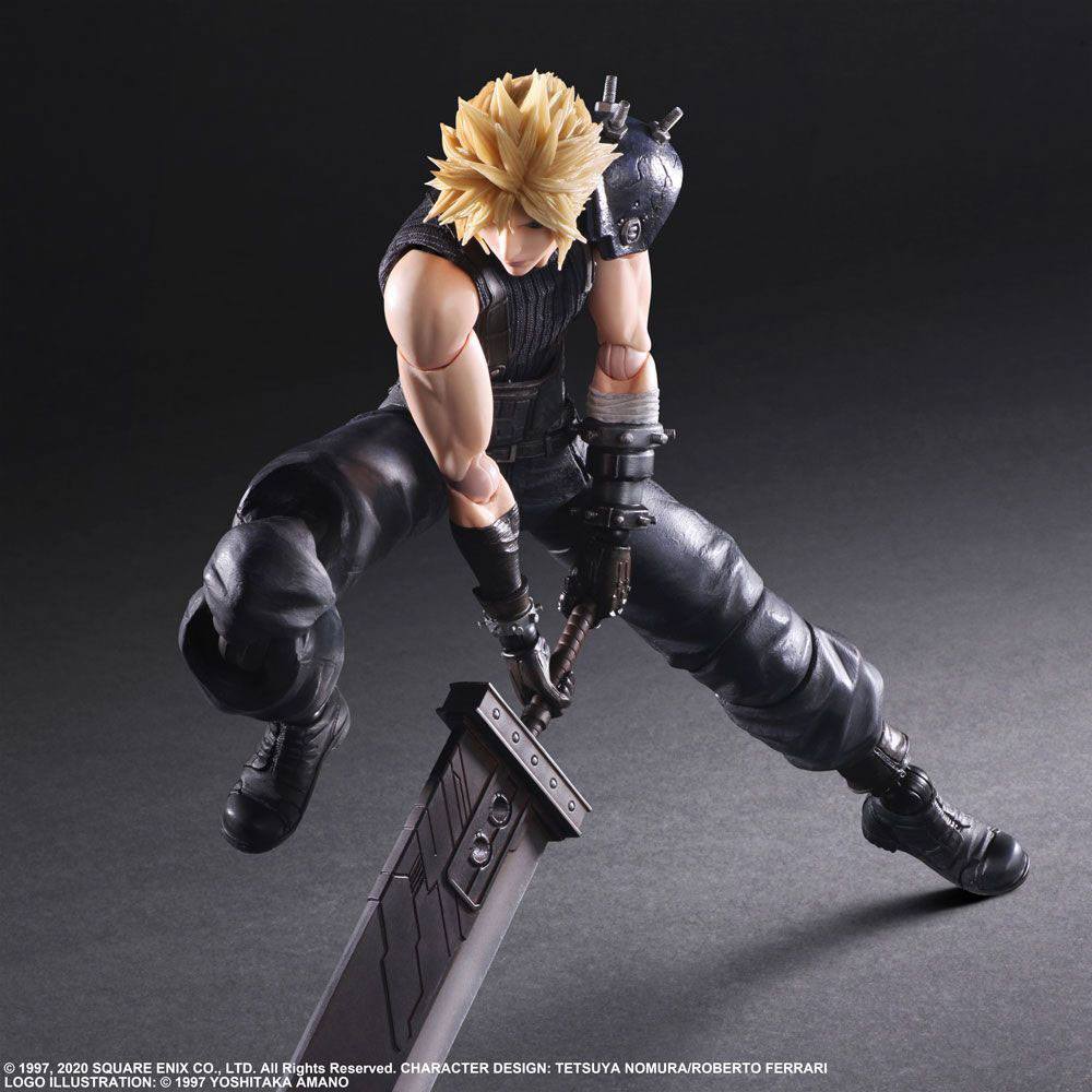 Square Enix Cloud Strife Ver. 2 Final Fantasy VII Remake Play Arts Kai Action Figure 